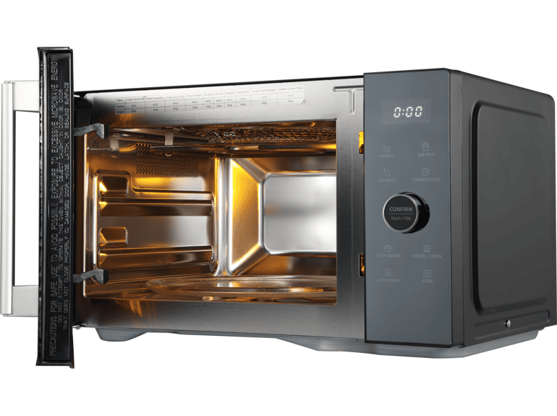 Koenic KMWC 2625 DB 4-in-1-Mikrowelle (900 Watt, Freistehend, 26 l, Schwarz) — Foto 5 von 5