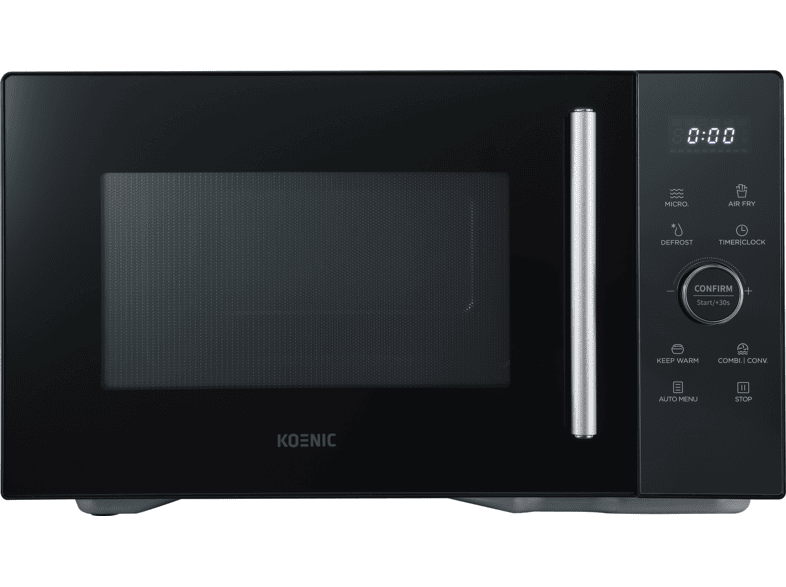 Koenic KMWC 2625 DB 4-in-1-Mikrowelle (900 Watt, Freistehend, 26 l, Schwarz)