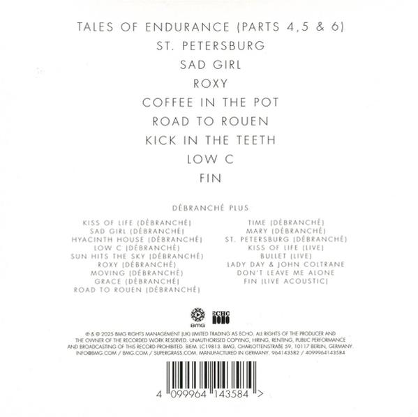Album borítója számlistával. Címek: 'Tales of Endurance', 'St. Petersburg' és 'Sad Girl'. BMG logó alul.