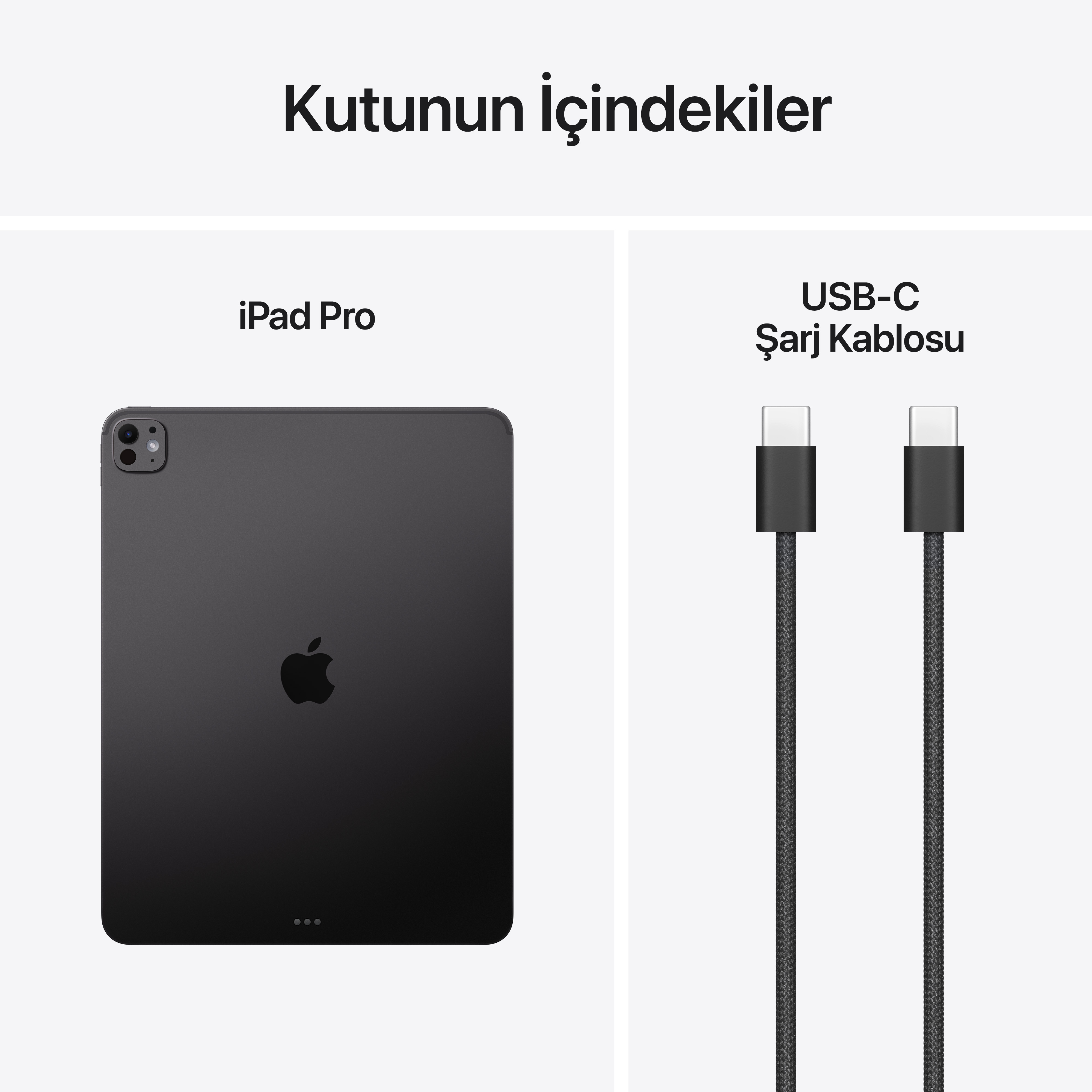 APPLE iPad Pro 13 inç Wi‑Fi 256 GB Standart Camlı Tablet Uzay
