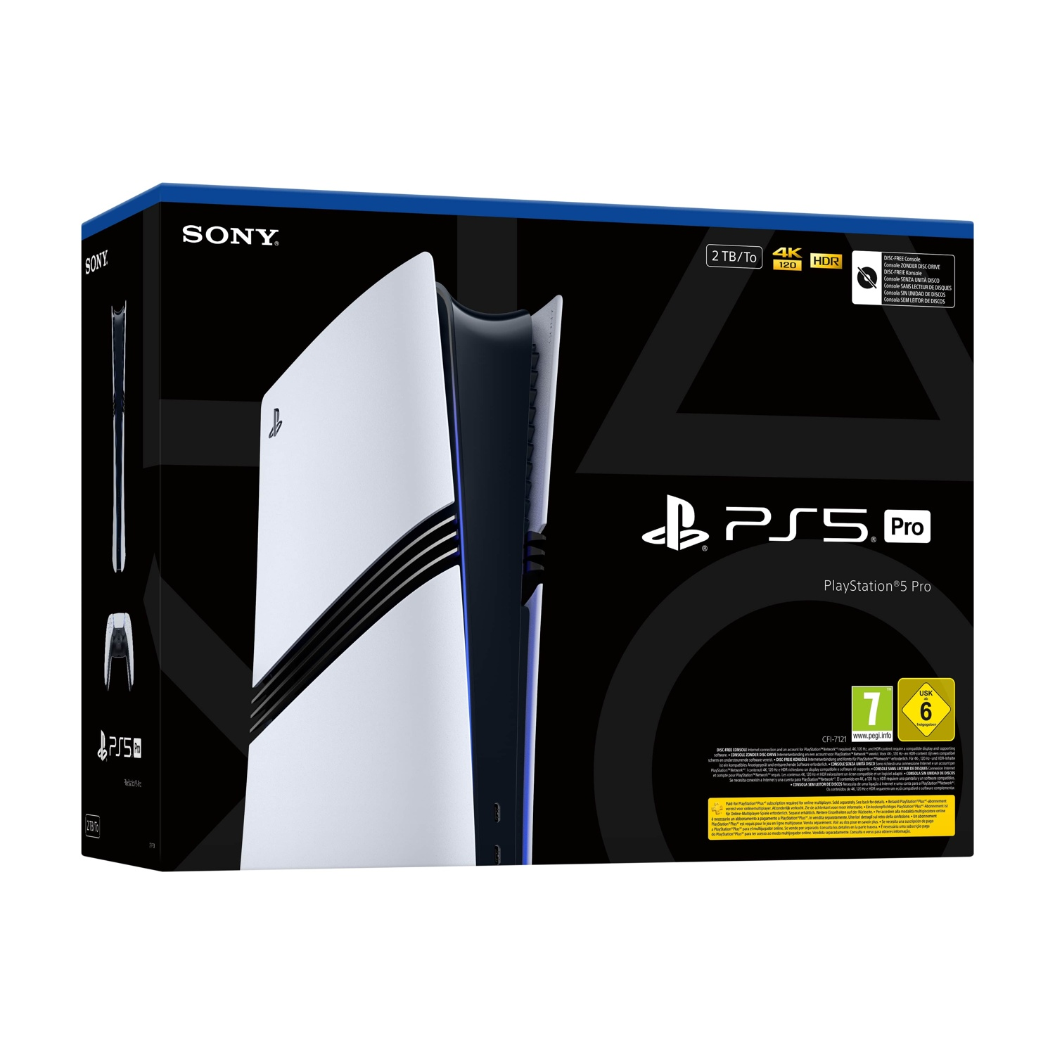 Sony PlayStation 5 PRO 2Tb, White PlayStation 5----Console fissa