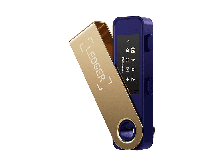 Portafogli Hardware Per Criptovalute Ledger Nano S Plus Viola E Oro