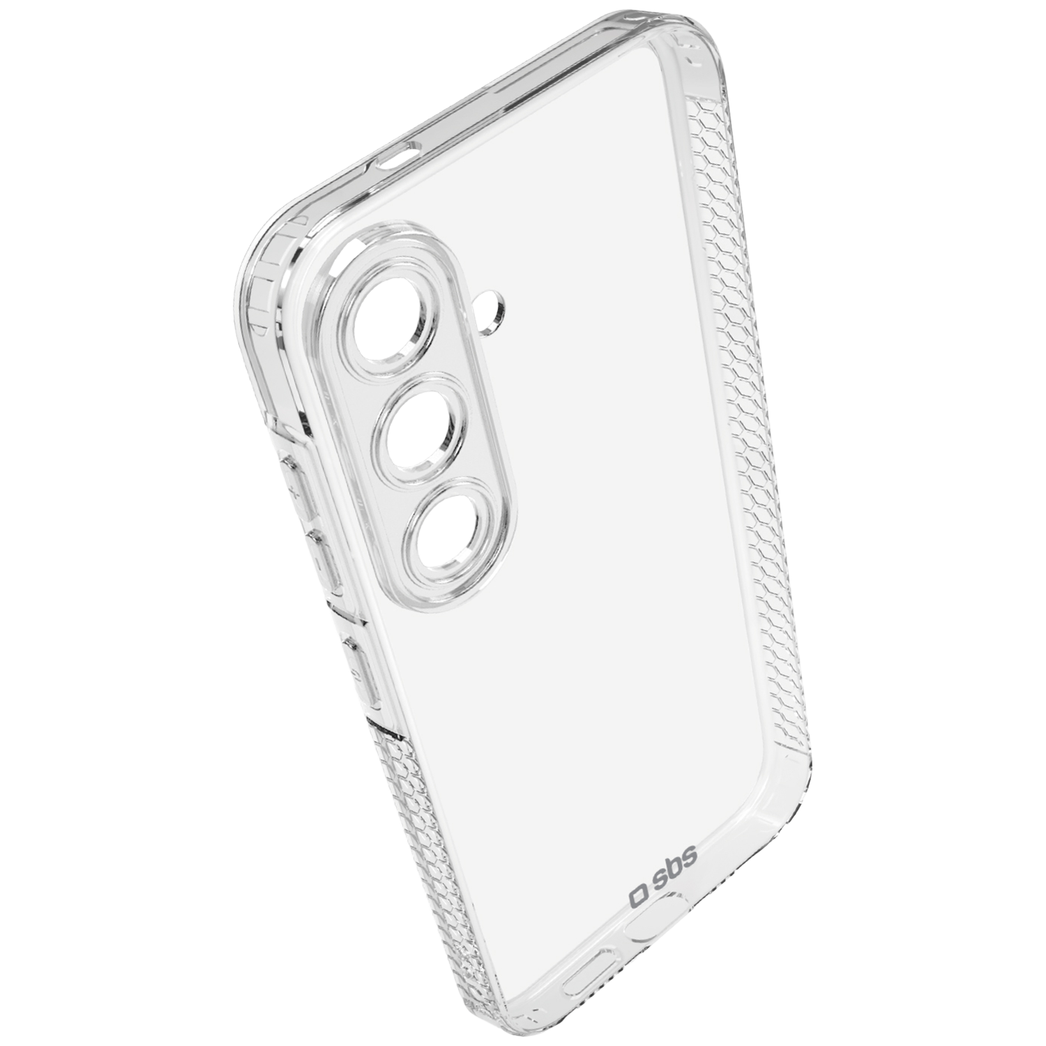 SBS MOBILE Cover Extreme X2 Telefoonhoesje voor Samsung Galaxy S25+ Transparent afbeelding