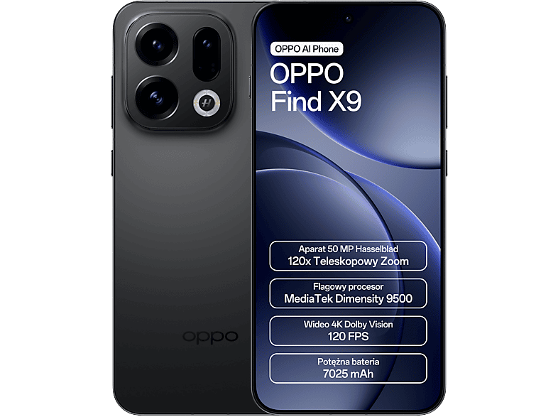 OPPO Find X9 12/512GB Space Black