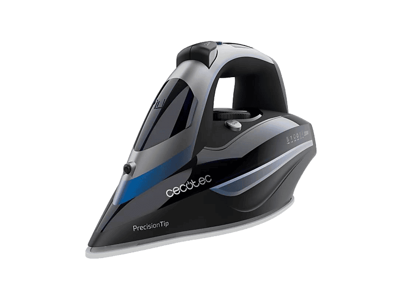 Plancha de vapor - Cecotec IronHero 3200 i-Pump, 285 g/min, horizontal con bomba, Negro