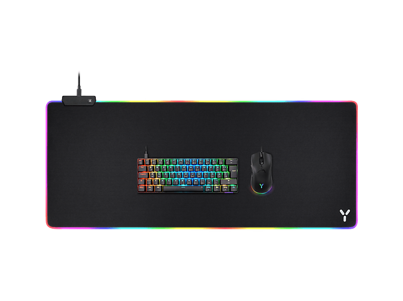 ISY IGB-3000, Gaming-Set, Mecha-Membran, Kabelgebunden, Schwarz