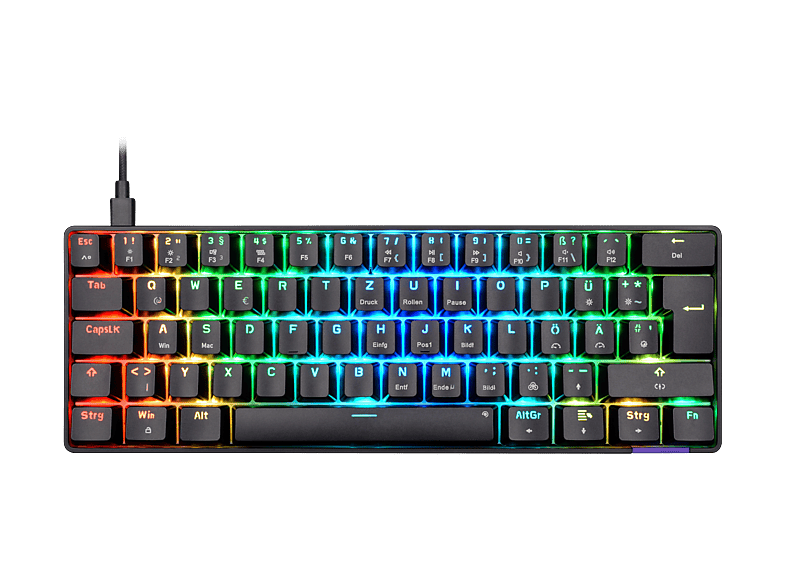 Thumbnail - ISY IGB-3000, Gaming-Set, Mecha-Membran, Kabelgebunden, Schwarz