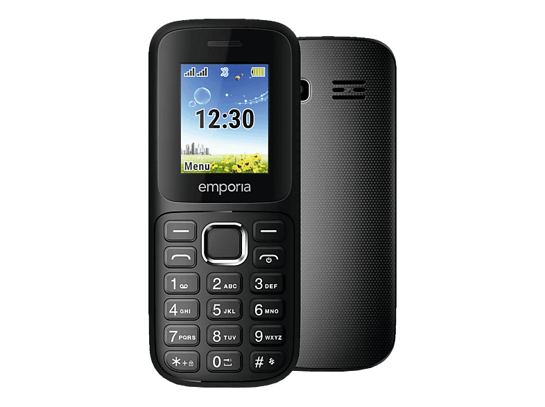 Emporia FN313 Mobiltelefon, Schwarz