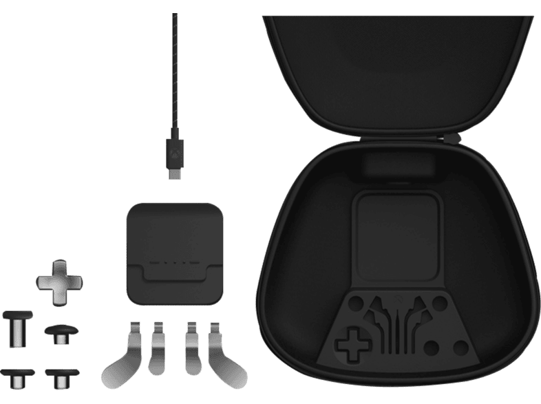 MICROSOFT Xbox Elite Series 2 Wireless Controller - Complete Component Pack, Schwarz, Gaming Zubehör, Schwarz
