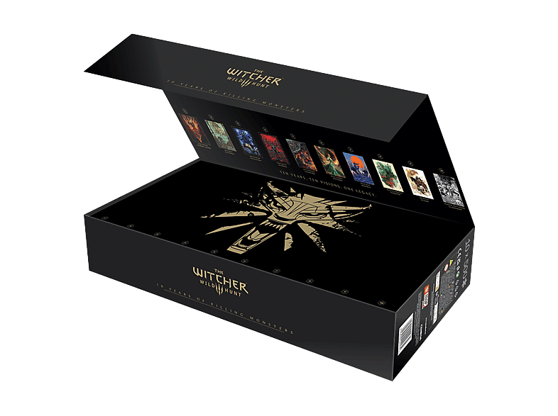 Puzzle GOOD LOOT The Witcher 3: Wild Hunt 10th Anniversary Collection 10x500 elementów Wielokolorowy