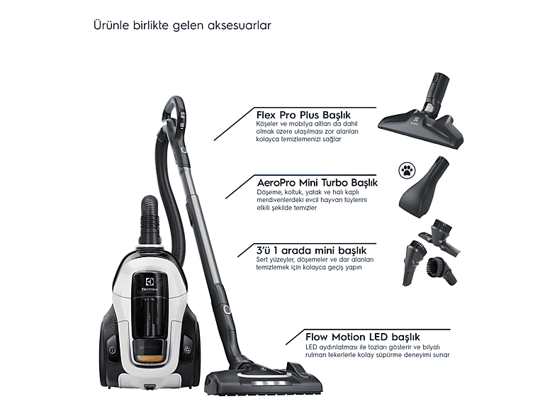 ELECTROLUX Pure C9 PC91-Algrt Toz Torbasız Elektrikli Süpürge