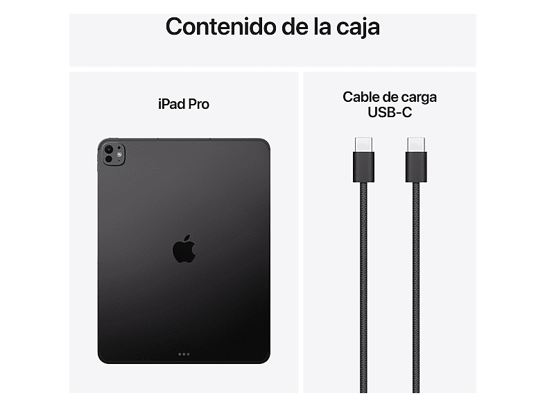 Apple iPad Pro (2025), 256GB, Negro espacial, 13