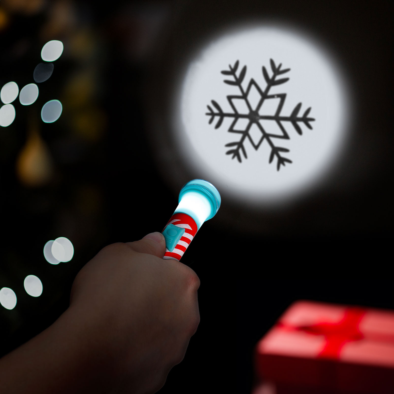 @HOME-XMAS Karácsonyi zseblámpa, LED-es, 5 féle világítási minta (59721)