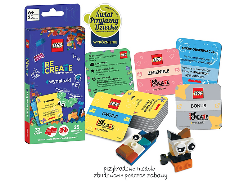 Książka LEGO Recreate. Karty wyzwań. Wynalazki – zdjęcie 3