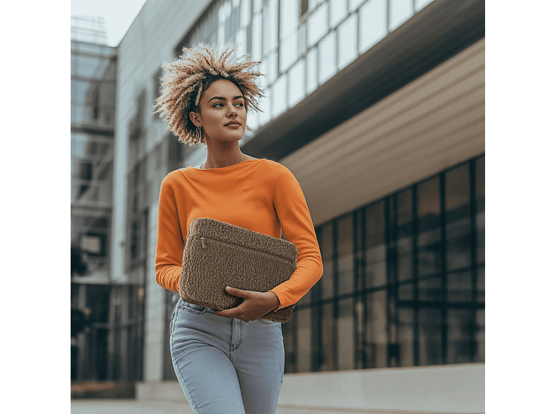 Thumbnail - HAMA Cozy, 15.6 Zoll Notebooktasche Sleeves für Universal Polyester, Mokka