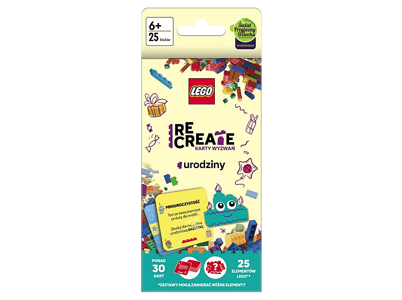 Książka LEGO Recreate. Karty wyzwań. Urodziny
