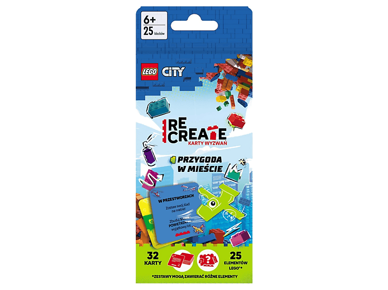 Książka LEGO Recreate. Karty wyzwań. Przygoda w mieście