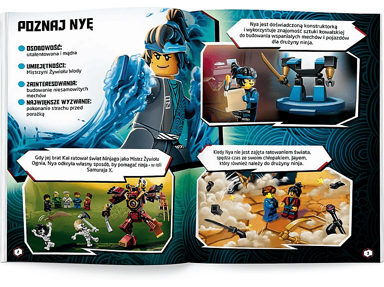 Książka LEGO Ninjago. Moce Nyi – zdjęcie 2