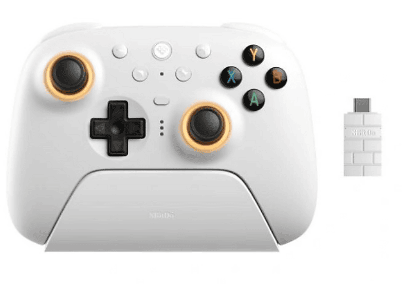 8BitDo Ultimate 2 Wireless 2.4G White – zdjęcie 2