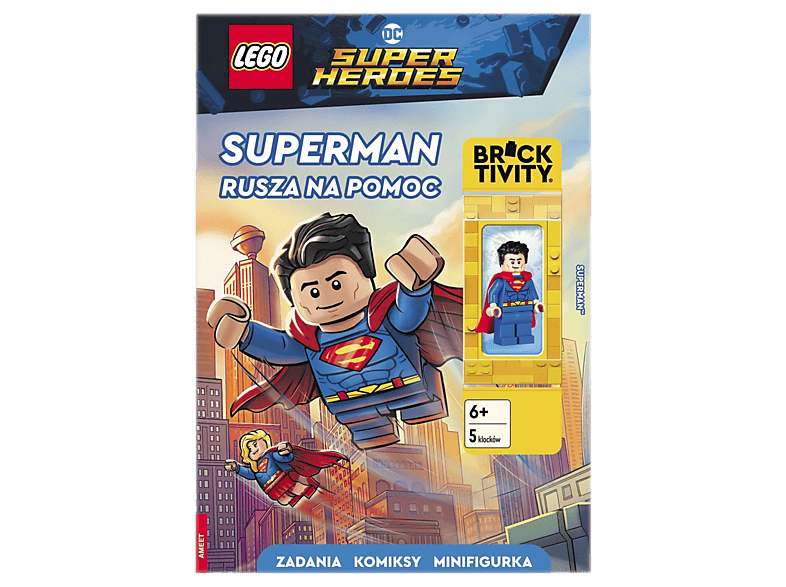 Książka LEGO DC Super Heroes. Superman rusza na pomoc Wielokolorowy
