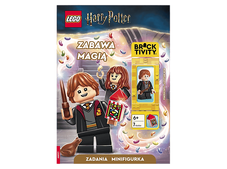 Książka LEGO Harry Potter. Zabawa magią Wielokolorowy