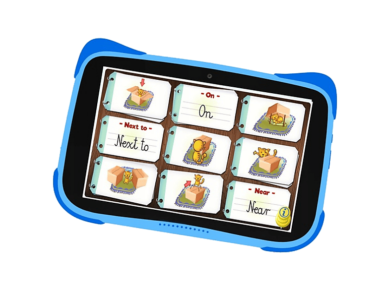 Tablet KIANO Alpha Kid KCEA1003 Centrum Edukacyjne zgodne z Ministerstwem Edukacji Narodowej Niebieski