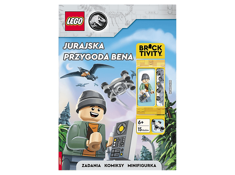 Książka LEGO Jurassic World. Jurajska przygoda Bena Wielokolorowy