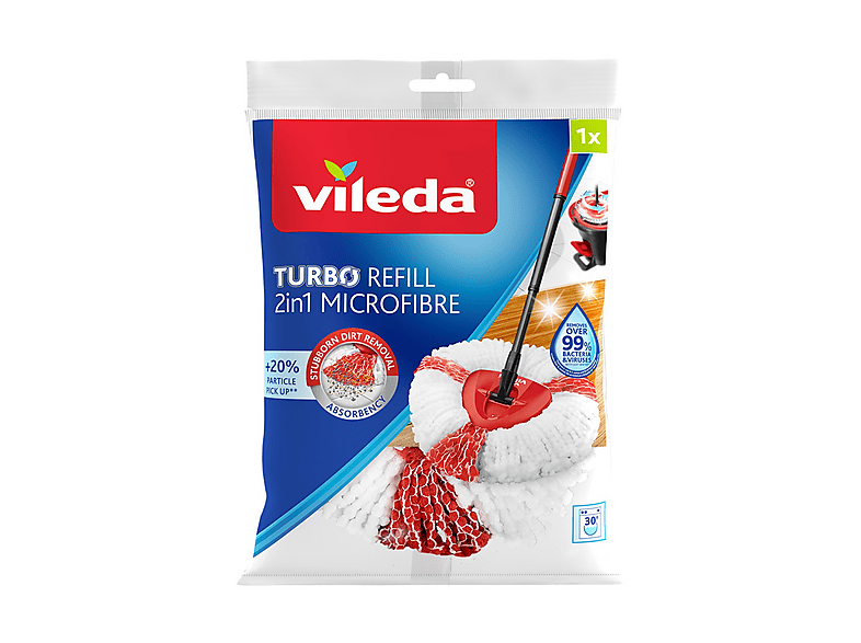 ACCESSORIO LAVAPAVIMENTI VILEDA TURBO REFILL 2 in 1