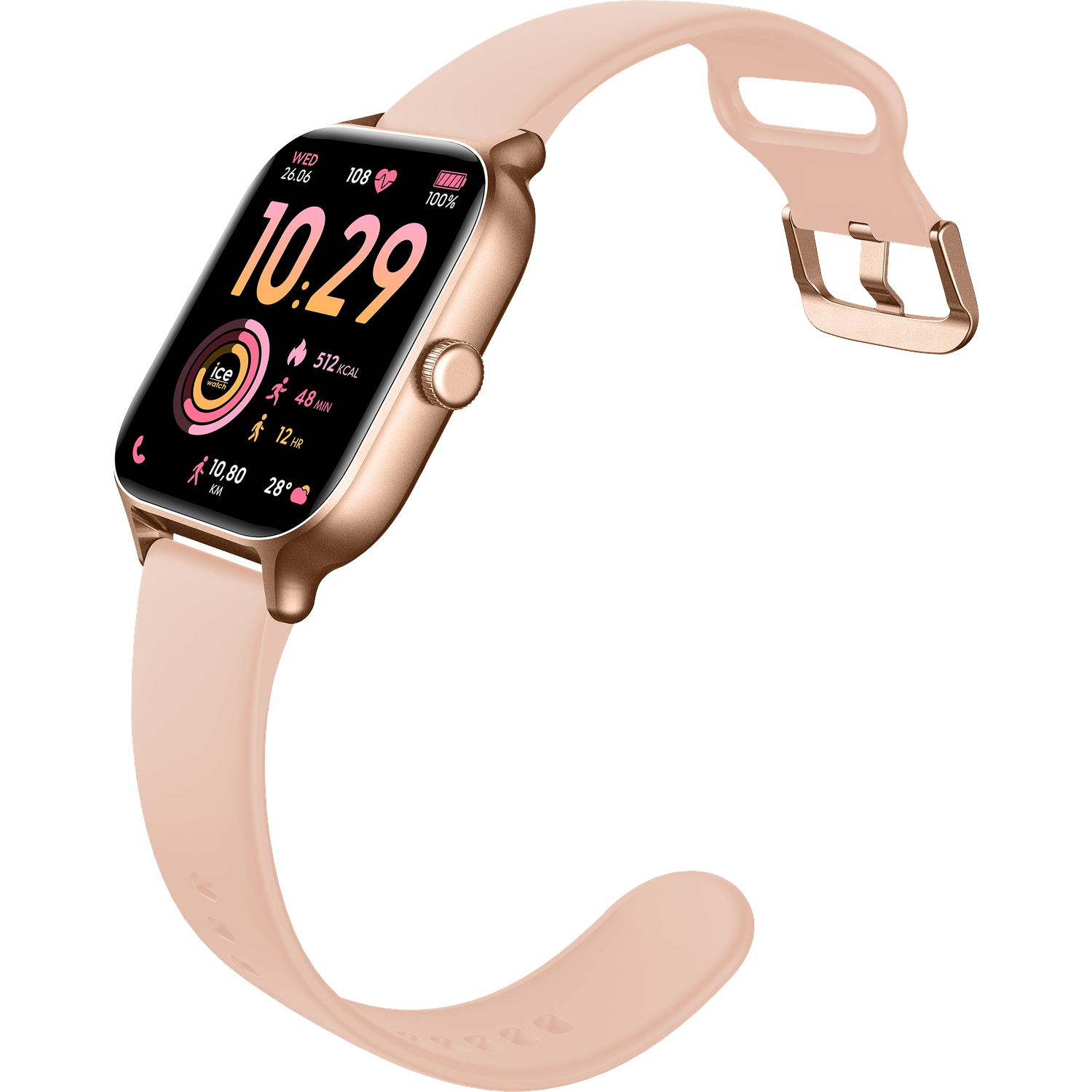 Ice-watch Ice Fit Rt 3.0 - Nude Smartwatch Rose-gold
