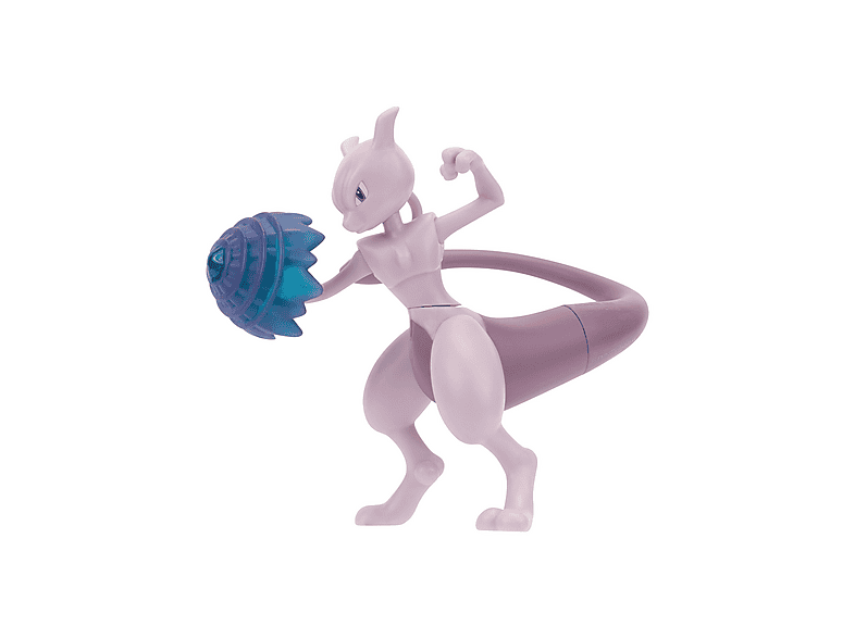 Thumbnail - JAZWARES Pokémon Battle Feature Figur Mewtu Action