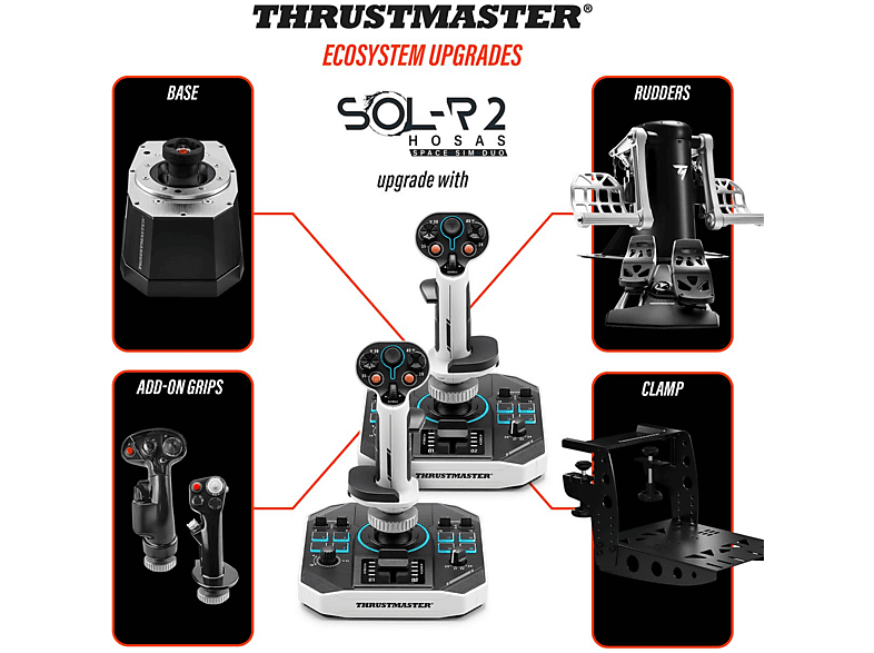THRUSTMASTER SOL-R 2 HOSAS Space Sim Duo PC Vliegstuur kopen