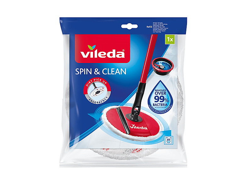 ACCESSORIO LAVAPAVIMENTI VILEDA SPIN & CLEAN RICAMBIO