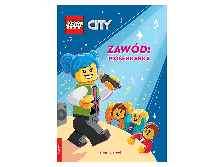 Książka LEGO City. Zawód: Piosenkarka Wielokolorowy