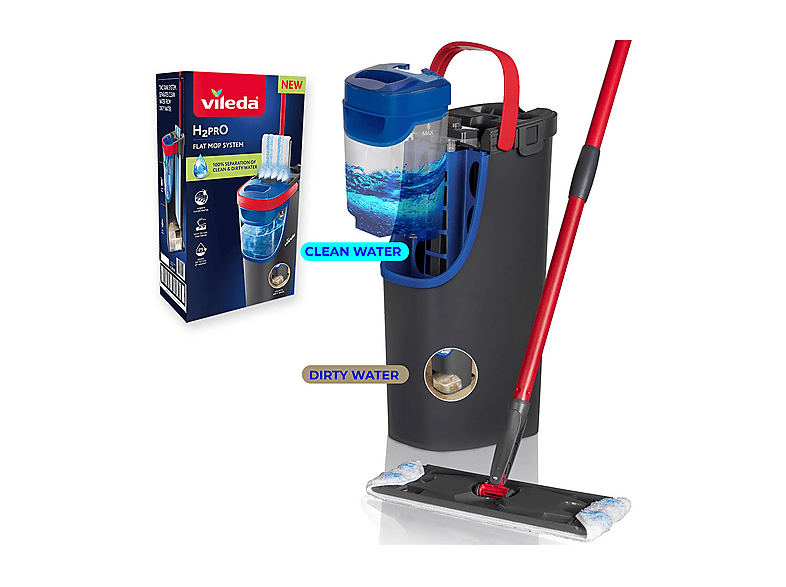LAVAPAVIMENTI VILEDA H2PRO FLATMOP SISTEMA