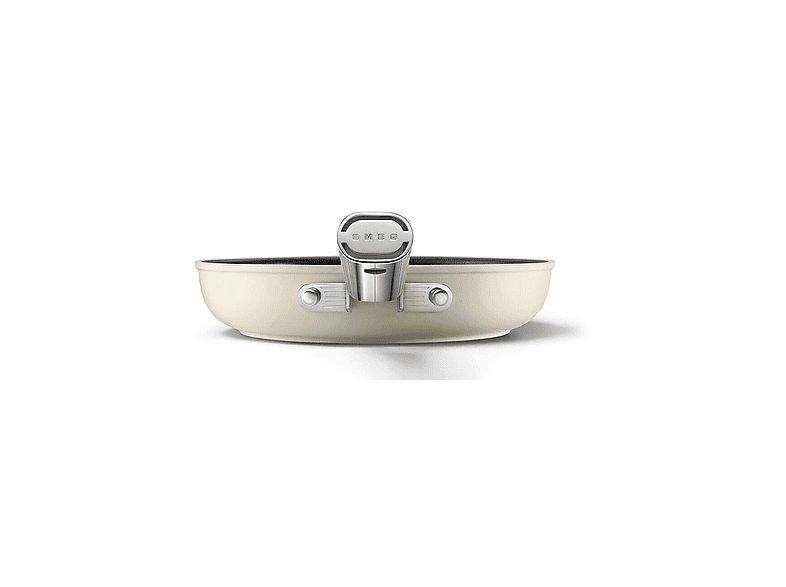 Smeg FPF2002CRM 50' Style Bratpfanne (Edelstahl, passend für alle Herdarten, 20 cm, PFAS-frei)