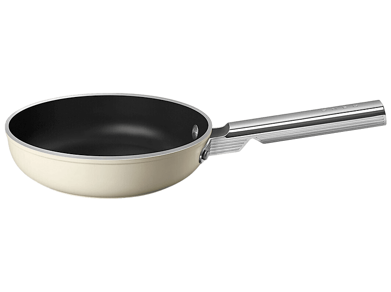 Smeg FPF2002CRM 50' Style Bratpfanne (Edelstahl, passend für alle Herdarten, 20 cm, PFAS-frei)