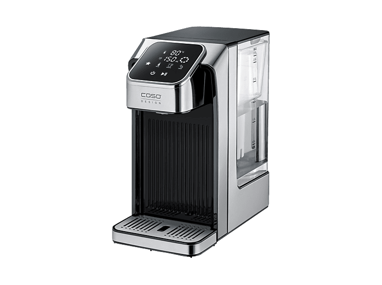 CASO HW 770 ADVANCED Turbo Heißwasserspender, Edelstahl/Schwarz