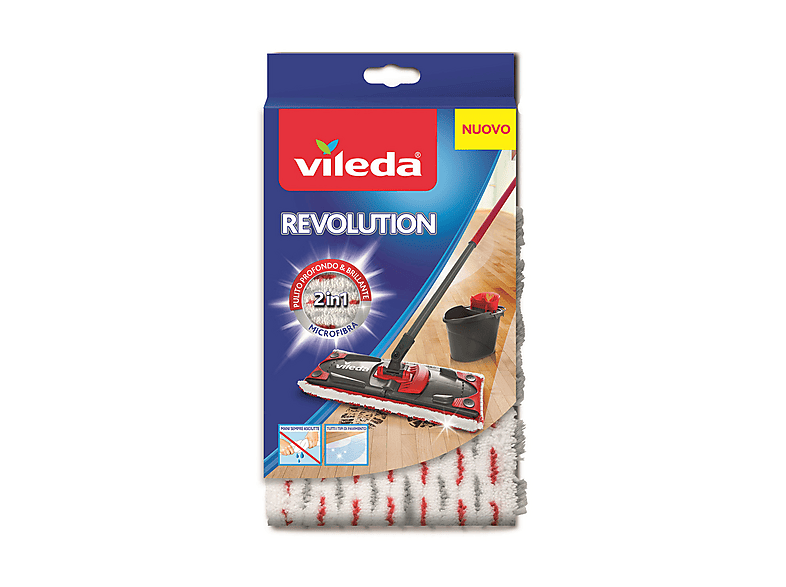 ACCESSORIO PULIZIA VILEDA REVOLUTION RICAMBIO 2in1