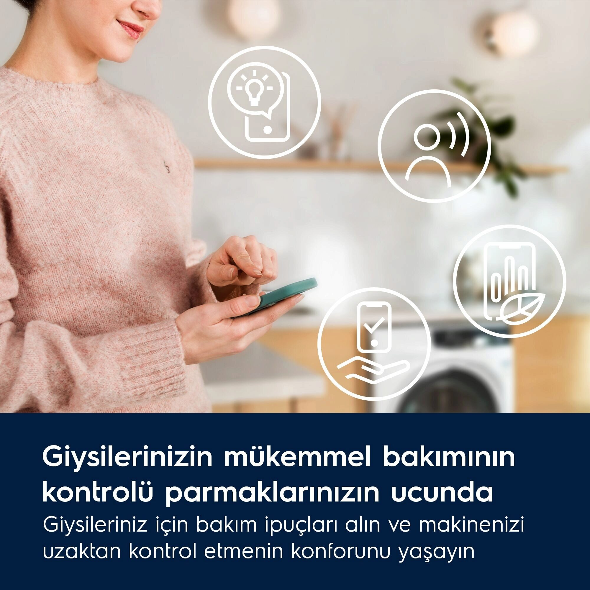 ELECTROLUX W8D595MTC 800 Serisi UltraCare SmartSelect 9 kg C