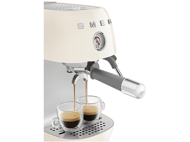 Smeg ECF03CREU 50's Style Siebträgermaschine (Creme, 1650 Watt, 15 bar) — Foto 2 von 4