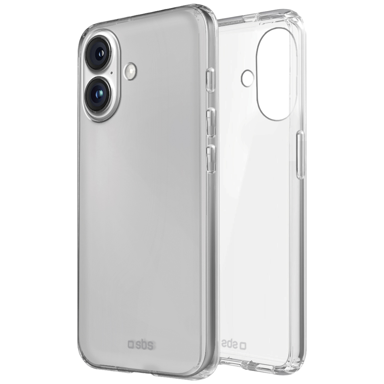 SBS MOBILE Skinny Cover Telefoonhoesje voor Apple iPhone 16 Transparent afbeelding