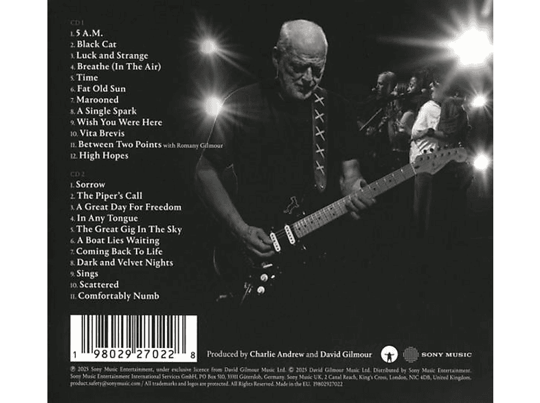 Thumbnail - David Gilmour - The Luck And Strange Concerts (CD)