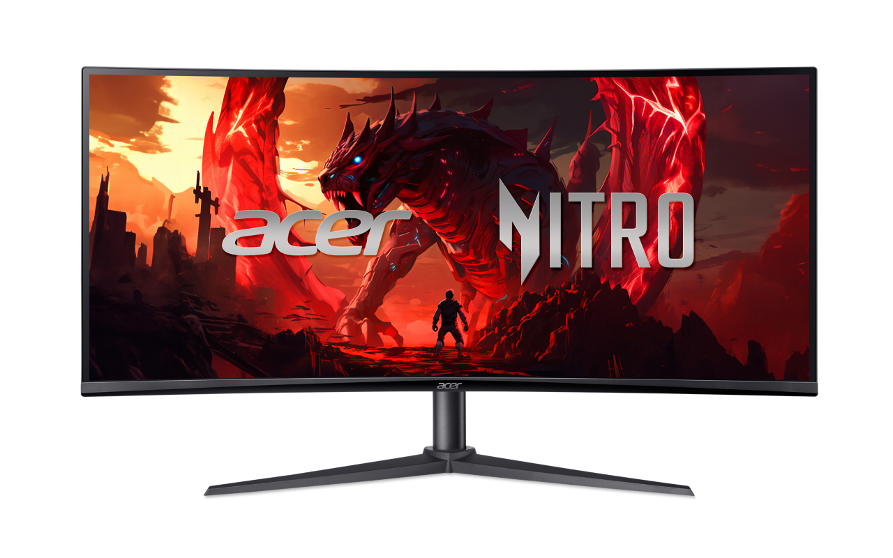 ACER Nitro XZ0 UM.CX0EE.009 34'' Ívelt UWQHD 120 Hz 21:9 VA Gamer Monitor