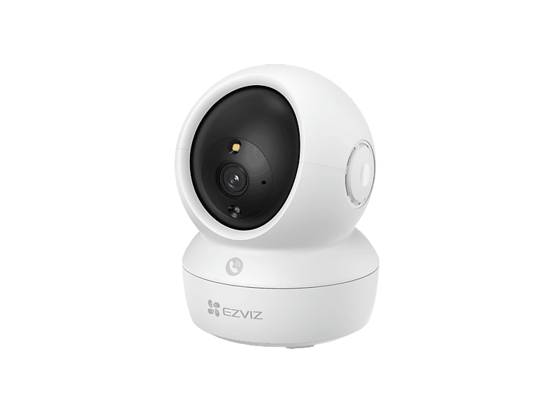 Cámara de vigilancia IP - Ezviz H6c, 2K, Función visión nocturna, CMOS escaneo progresivo 1/2,7", Blanco