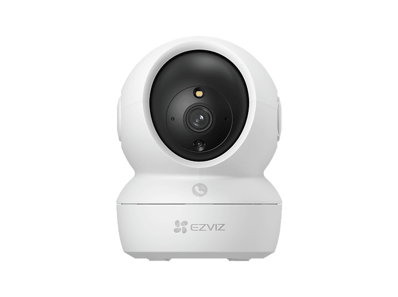 Cámara de vigilancia IP - Ezviz H6c, 4K, Función visión nocturna, CMOS escaneo progresivo 1/3", Blanco