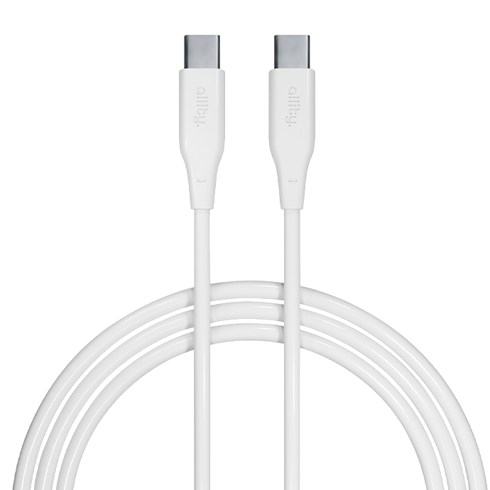 ALLITY USB-C kábel, 60W, 1 méter, fehér (AUC02_1_60W_W)