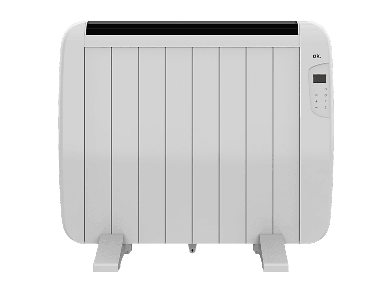 Emisor térmico - ok. 116596, 1200 W, Rango de 5 ºC a 35ºC, 8 elementos, Blanco
