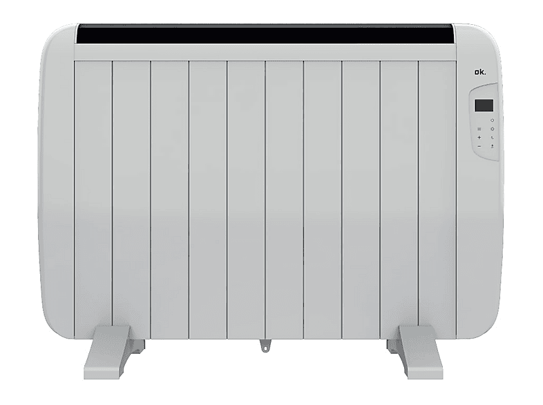 Emisor térmico - ok. 116597 10 elementos, 1500 W, Rango de 5 ºC a 35ºC, Blanco