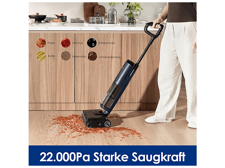 TINECO FLOOR ONE S7 MAX PRO Nass-/Trockensauger, Akkubetrieb