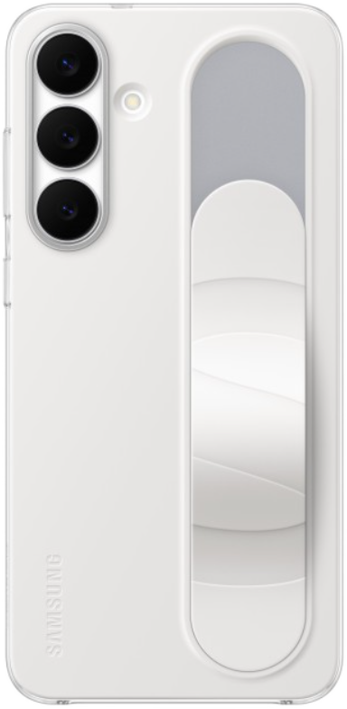 SAMSUNG Galaxy S25 FE Stand Grip tok, fehér (EF-GS731CWEGWW)